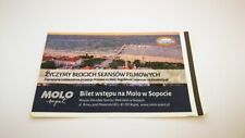 Sopot Pier (Sopot, Polska) - used wstępu ticket v3 na sprzedaż  PL