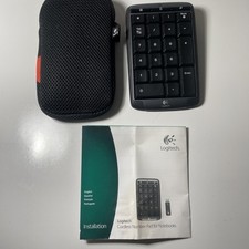 Usado, Teclado sem fio Logitech 2.4 GHz teclado numérico com dongle USB (funciona) comprar usado  Enviando para Brazil