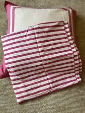 Capa de edredom Pottery Barn Kids bretão rosa/branco completa/rainha + farsa euro com travesseiro comprar usado  Enviando para Brazil