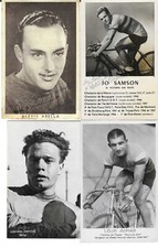 Lot cartes cyclistes d'occasion  Ondres