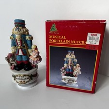 Musical porcelain nutcracker for sale  Chicopee