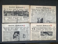 Ww2 daily herald for sale  HUDDERSFIELD