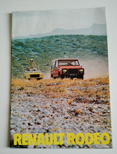 Ancienne brochure renault d'occasion  Saint-Éloy-les-Mines