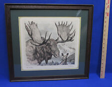 Palenske moose print for sale  Bemidji