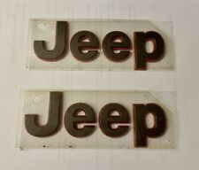 Emblema de placa de identificação Jeep 2018-2020 cinza/vermelho (5" de comprimento) comprar usado  Enviando para Brazil