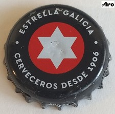 Chapa cerveza ESTRELLA GALICIA Brasil xapa kronkorken tappi bottle cap capsule comprar usado  Enviando para Brazil