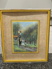 Vtg framed enamel for sale  Fort Lauderdale