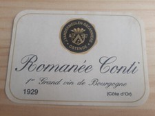 Label romanee conti d'occasion  Expédié en Belgium