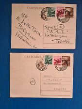 143. cartoline postali usato  Carini