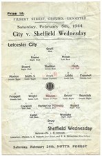 Leicester city sheffield for sale  KETTERING
