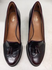 Ladies burgundy heeled for sale  CHORLEY