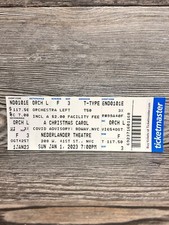 Christmas carol ticket for sale  North Tonawanda