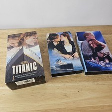 Titanic (VHS, 1998, 2-Tape Set) Romance Leonardo DiCaprio Kate Winslet Cruise comprar usado  Enviando para Brazil