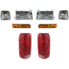 Faróis de seta luz de canto luz traseira para 92-96 Ford F-150 F-250 F-350 comprar usado  Enviando para Brazil