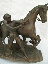 Rare statue jockey d'occasion  Villetaneuse