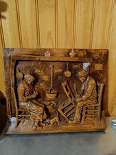 Tableau sculpté bois d'occasion  Caen