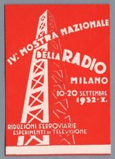 Ei0839 francobollo poster usato  Torino