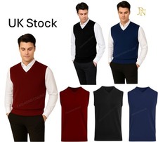 Mens sleeveless jumper for sale  NEWPORT