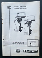 SBM Monark Crescent 5 5A motor de popa barco sueco lista de peças sobressalentes manual comprar usado  Enviando para Brazil