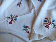 Quadrato lino ricamato usato Quadrato lino ricamato usato  Roma