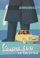 Cartolina pubblicitarie vespa usato  Bologna