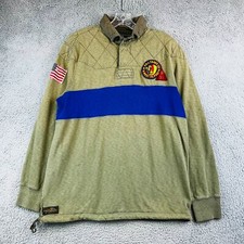 Usado, Polo Ralph Lauren Indian Head R32 Rugby Usa Patch Caça Homens L rrl Verde comprar usado  Enviando para Brazil