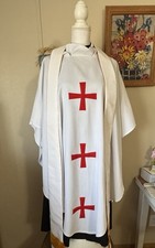 White clergy vestment for sale  Las Cruces