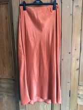 Rust orange satin for sale  SOUTHMINSTER