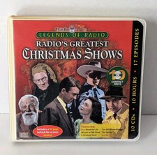 Legends Of Radio - Radio’s Greatest Christmas Shows - 2003 - 10 CD Set - 17 Ep, usado comprar usado  Enviando para Brazil