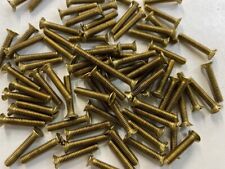 Brass countersunk screws for sale  LEICESTER