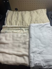 Mais de 3 jardas de tecido branco. Lindas peças prontas para serem trabalhadas (B7) comprar usado  Enviando para Brazil
