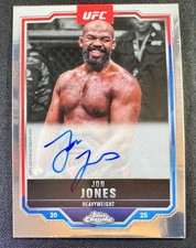 Autógrafo 2025 Topps Chrome UFC Jon Jones comprar usado  Enviando para Brazil
