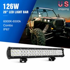 Barra de luz LED Nilight 20 polegadas 126W combo ponto inundação luzes offroad 4WD caminhão carro comprar usado  Enviando para Brazil