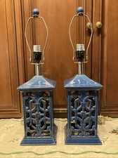 Blue ceramic trellis for sale  Sarasota