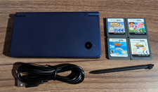 Console Nintendo DSi (azul escuro) + cabo de carregamento USB + 4 jogos comprar usado  Enviando para Brazil