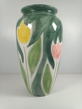 Tulip vase green for sale  LONDON