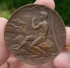 Rare médaille bronze d'occasion  Plémet