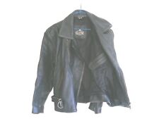 Schwarzbraune echtleder jacke gebraucht kaufen  Deutschland