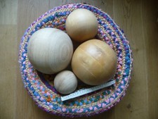 Deko holzkugeln stück gebraucht kaufen  Wiesbaden