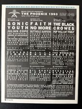Phoenix festival 1993 for sale  STRATHAVEN
