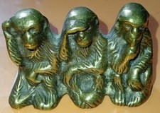 Sculpture singes sages d'occasion  Beauvais