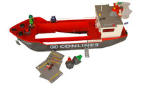 Playmobil conlines cargo for sale  SWANSEA