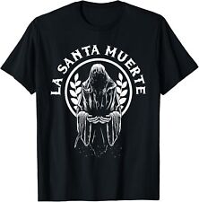 NOVO LIMITADO Camiseta Mexicana La Santa Muerte México Calavera Esqueleto Crânio Morte comprar usado  Enviando para Brazil