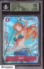 2022 One Piece Romance Dawn OP01016 Nami R PAR Reveal 1 chapéu de palha BGS 10 comprar usado  Enviando para Brazil