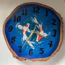 Handgemachte wanduhr birkenhol gebraucht kaufen  Erftstadt