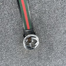 Gucci interlocking belt for sale  LUTON