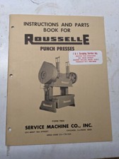 Rousselle punch presses d'occasion  Expédié en Belgium