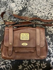 Genuine brown leather for sale  BASINGSTOKE
