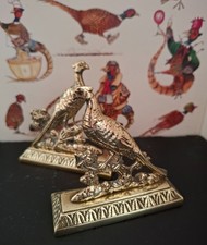 Pair ornate brass for sale  MARKET DRAYTON