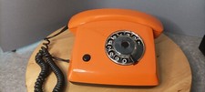 VINTAGE, Analogtelefon, Wählscheibentelefon, orange, 1980 na sprzedaż  Wysyłka do Poland